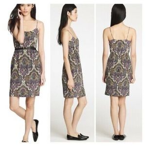 JCrew Paisley blouson dress size 0